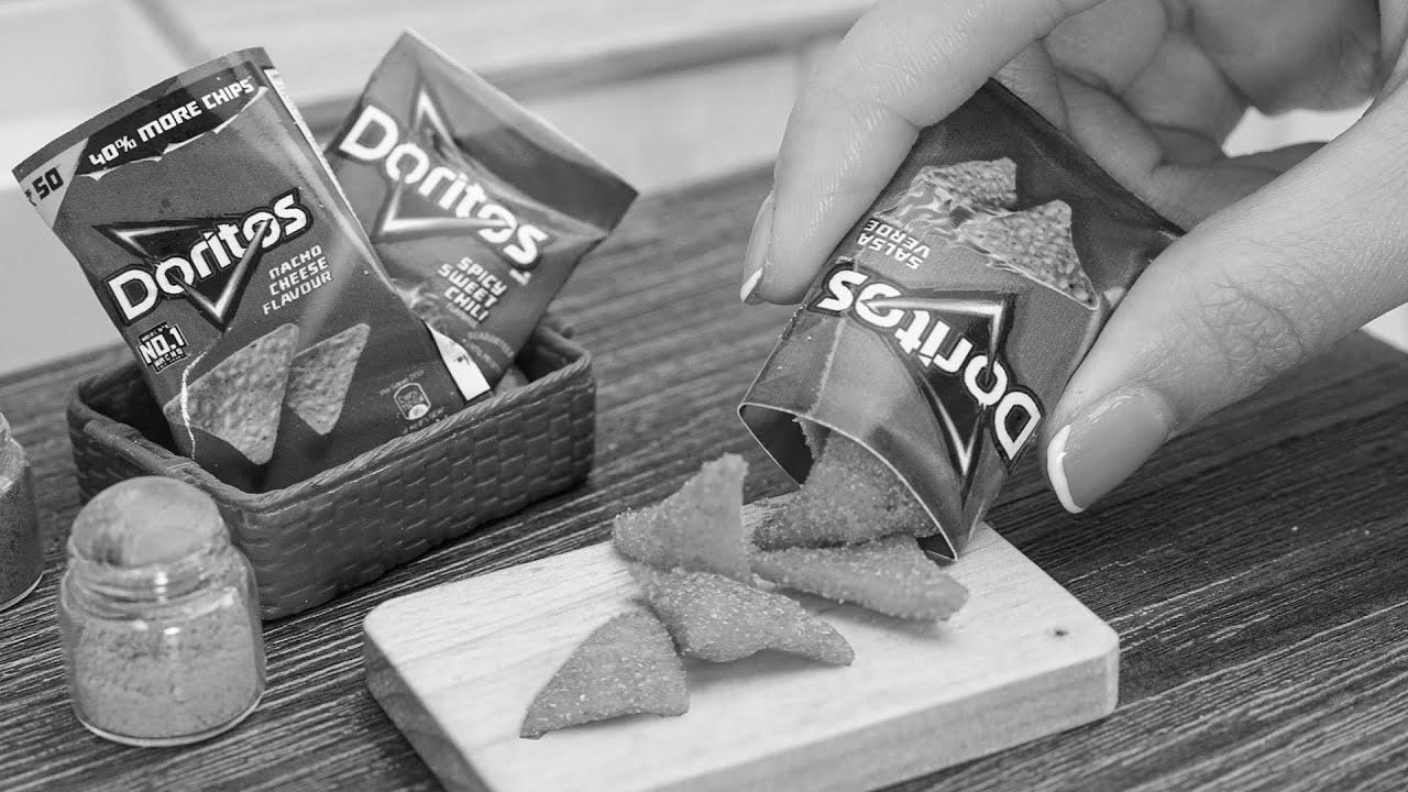 The way to make Miniature Crispy Doritos Chips Recipe |  ASMR Cooking Mini Food