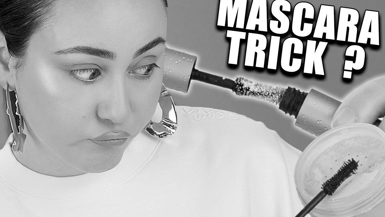 Probably the most violent mascara eyelash hack?  NEVER stamp AGAIN viral make-up method take a look at