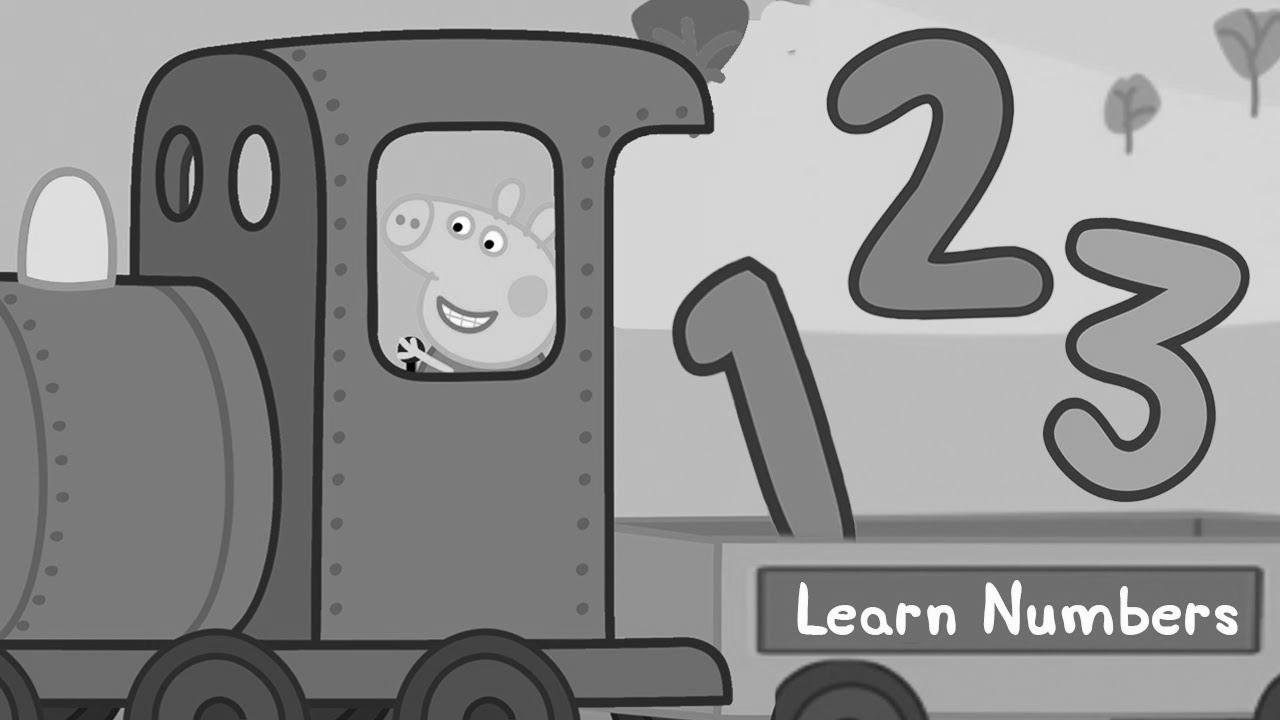 Peppa Pig – Learn Numbers With Trains – Peppa Pig the Prepare Driver!  – Studying with Peppa Pig