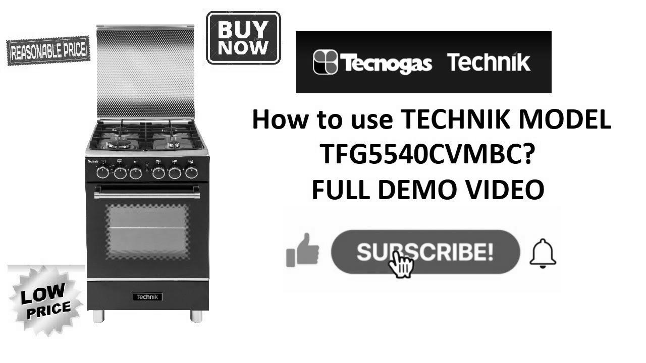 Learn how to use TFG5540CVMBC |  50CM Method Cooking Range |  PINAKAMURA NA TECHNIK COOKING RANGE (Tagalog)