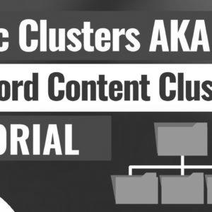 Tips on how to Create Subject Clusters for search engine optimization AKA Key phrase Content Clusters