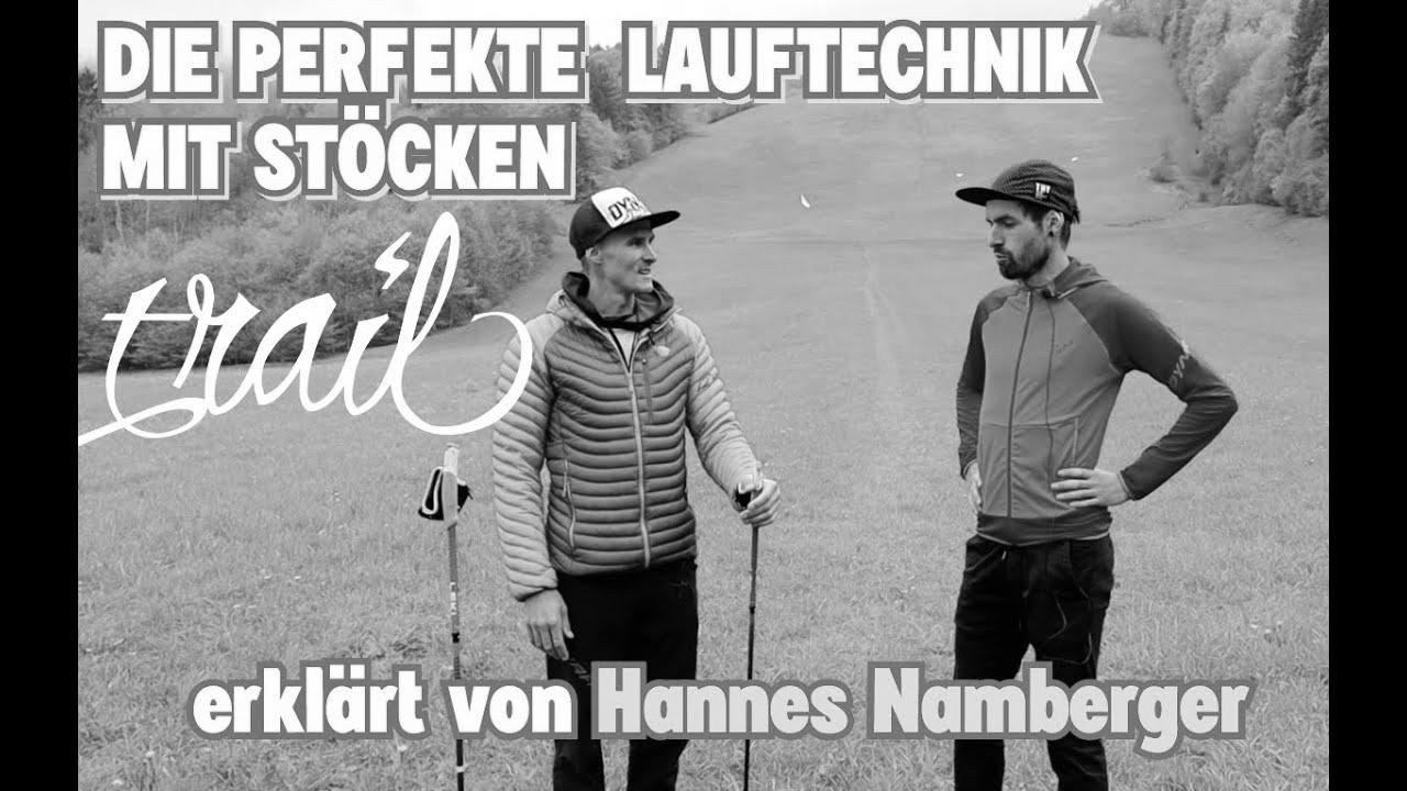 Trail operating with sticks – the proper method with Hannes Namberger