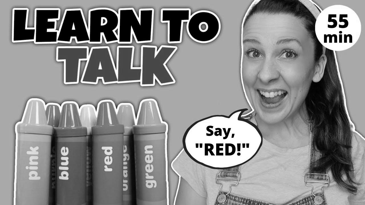 Be taught To Discuss – Toddler Learning Video – Study Colors with Crayon Surprises – Speech Delay – Child