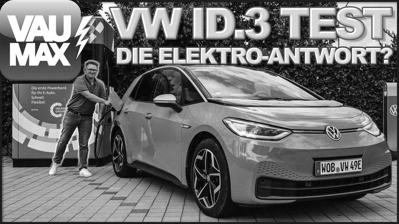 VW ID.3 – The electrical answer?  Driving report, expertise & functions in check |  VAUMAXtv