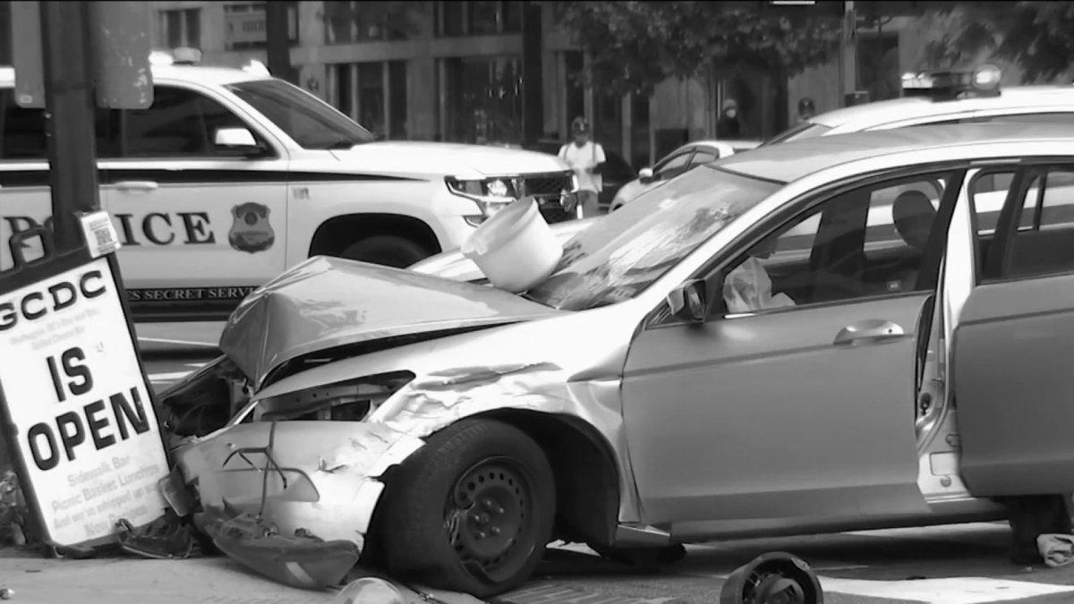 Juveniles Crash Stolen Automotive Near White House: Officials – NBC4 Washington