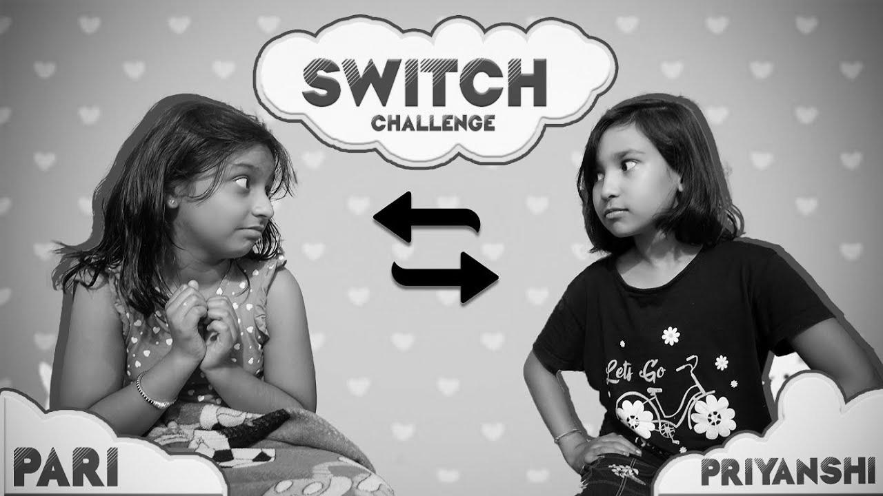 24 hrs {Switch|Change|Swap} {Challenge|Problem} LearnWithPari Vs LearnWithPriyanshi
