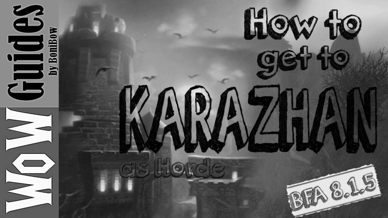 Easy methods to get to Karazhan (Learn the txt below the video for Shadowlands)